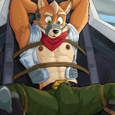 fox mccloud (nintendo, star fox) created by scootscahoots