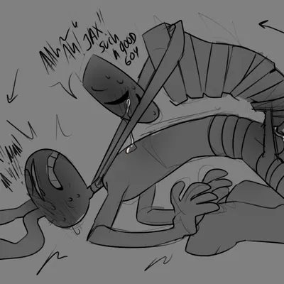 gangle (tadc), jax (tadc) (glitch productions, the amazing digital circus) created by karnthud