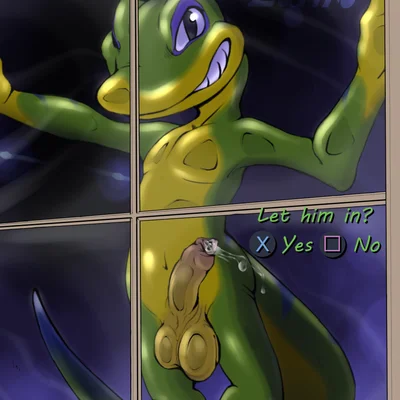 gex the gecko (gex (series)) created by zafiro rosso (artist)