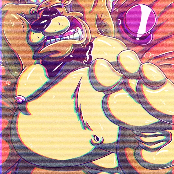 golden freddy (fnaf) (five nights at freddy's, scottgames) created by jusosleep