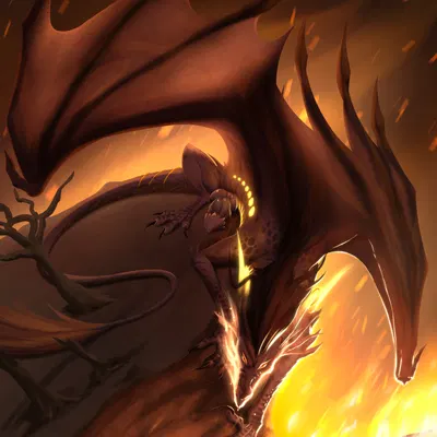 ignivor (mythology) created by dark violet