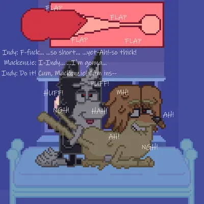 indy (bluey), mackenzie (bluey) (bluey (series)) created by broken pixel, dokapi