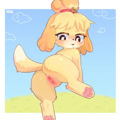 isabelle (animal crossing) (animal crossing, nintendo) created by ttaki