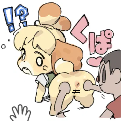 isabelle (animal crossing), villager (animal crossing) (animal crossing, nintendo) created by haramikarubi