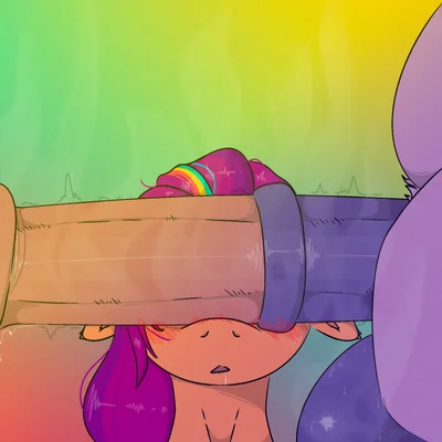 izzy moonbow (mlp), sunny starscout (mlp) (hasbro, mlp g5) created by gafftopsail