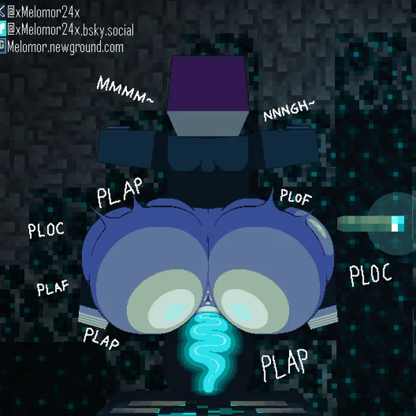 jenny (slipperyt) (microsoft, minecraft) created by melomor