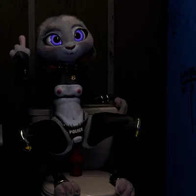 judy hopps (disney, zootopia) created by flapelow (artist)