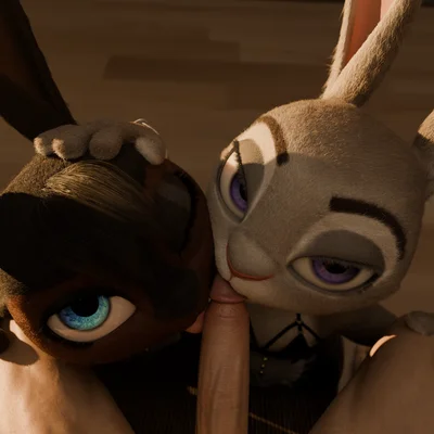 judy hopps, lucy leaps (disney, zootopia) created by uberpuber