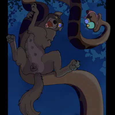 kaa (jungle book), raksha (jungle book) (the jungle book) created by strykertv