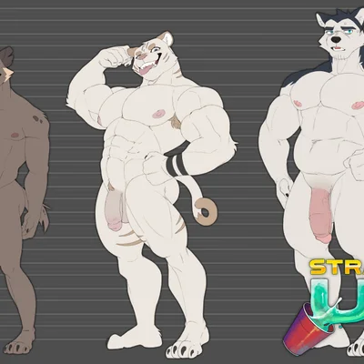 kev (zcik), milo (zcik), shiro (zcik) created by zcik