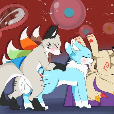 kinmanami (zekeofgods), yoso (zekeofgods), zeke (zekeofgods) created by e-01