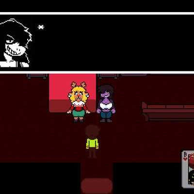 kris dreemurr, noelle holiday, susie (deltarune) (deltarune, undertale (series)) created by bladedbard