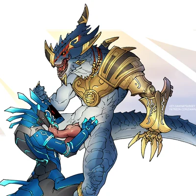 kroq gar, ryker the synth (total war: warhammer, warhammer (franchise)) created by ket-dawnatsunset