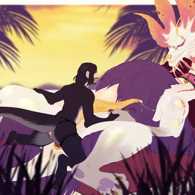 leon (mizutsunemilk), tsuzumi (mizutsunemilk) (capcom, monster hunter) created by mizutsunemilk