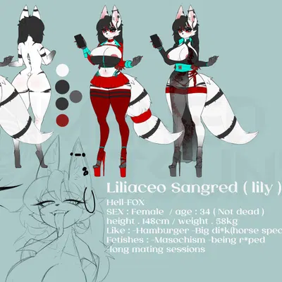 liliaceo sangred created by maned kitsune