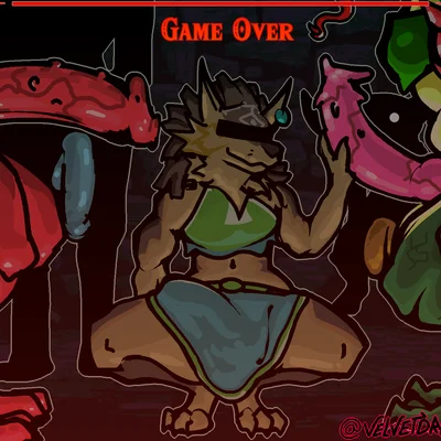 link, link (wolf form) (nintendo, the legend of zelda) created by velvetdraw