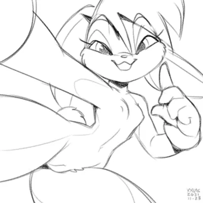 lola bunny (looney tunes, warner brothers) created by xylas