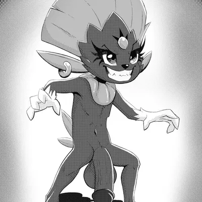 luna (lunaris parukia) (nintendo, pokemon) created by asvinkart-34