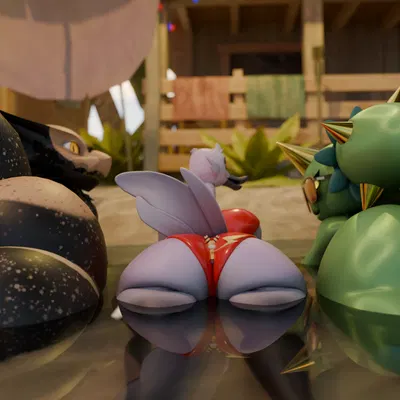 maraciti (nintendo, palworld) created by omananimations