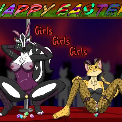 mariposa (zk-fur), skyly (zk-fur) (easter) created by zk-fur