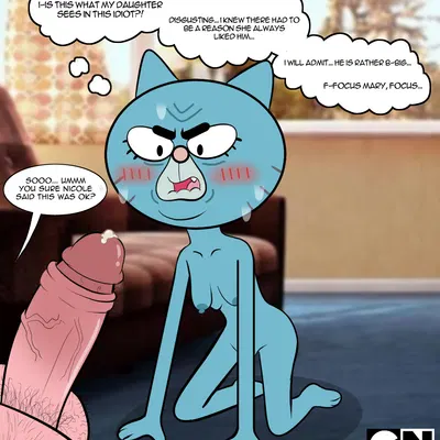 mary senicourt, richard watterson (cartoon network, the amazing world of gumball) created by vwhiskers