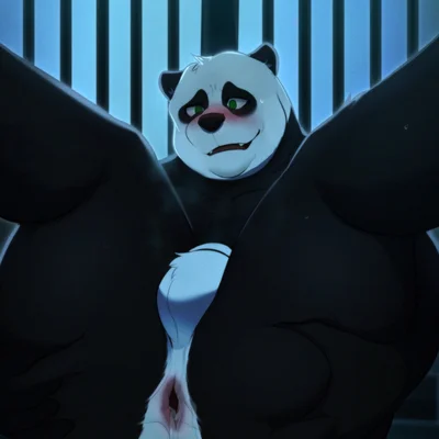 master po ping (dreamworks, kung fu panda) created by kuroikiri