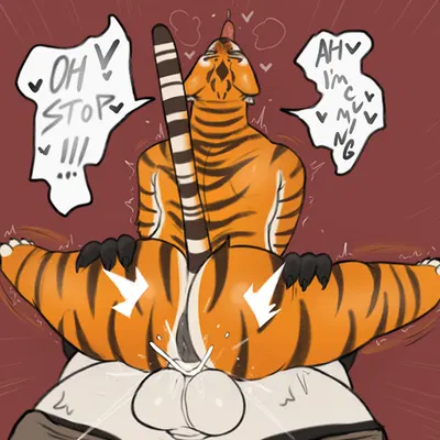 master po ping, master tigress (dreamworks, kung fu panda) created by hewa