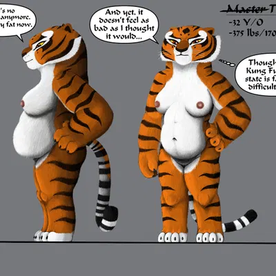 master tigress (dreamworks, kung fu panda) created by ace-risk