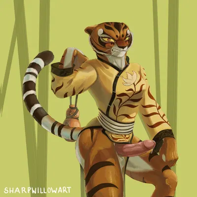 master tigress (dreamworks, kung fu panda) created by sharpwillowart