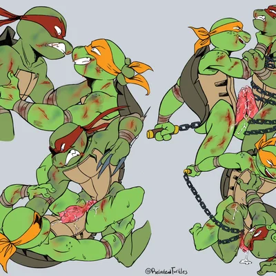 michelangelo (tmnt), raphael (tmnt) (teenage mutant ninja turtles) created by relatedturtles