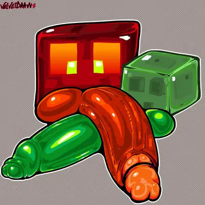 microsoft, minecraft created by velvetdraw