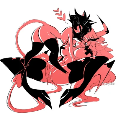 millie (helluva boss), verosika mayday (hellaverse, helluva boss) created by saucymist