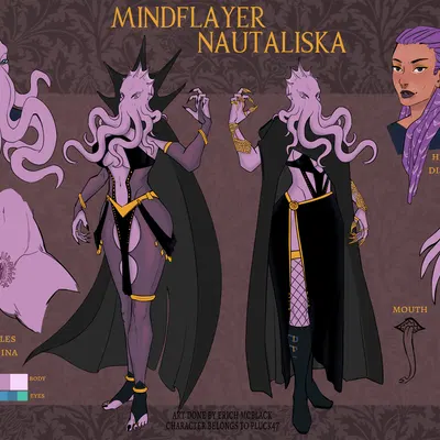mindflayer nautaliska (pluck47) (dungeons and dragons, hasbro) created by erich mcblack