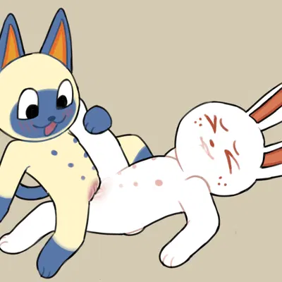 mitzi (animal crossing), ruby (animal crossing) (animal crossing, nintendo) created by binkybnuuy