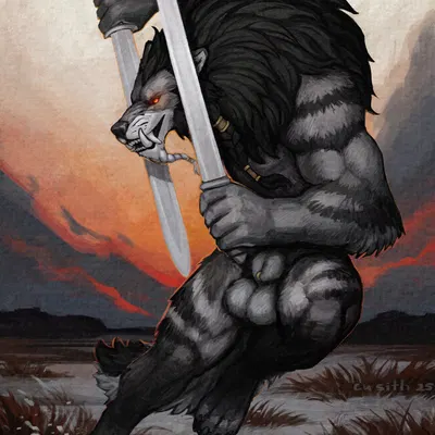 mjodvitnir (mythology) created by cu sith (artist)