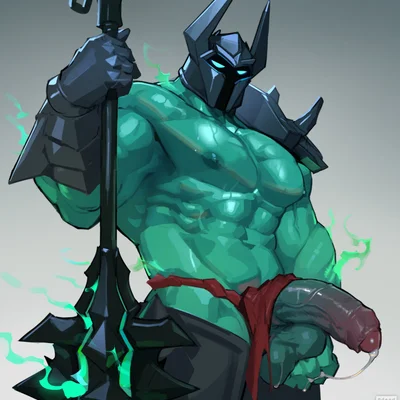 mordekaiser (lol) (league of legends, riot games) created by dendryte axxon