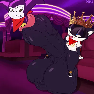 morgana (persona) (atlus, bandai namco) created by kiffy (artist)