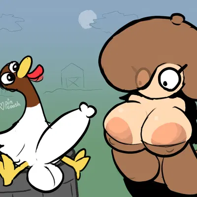 mort the chicken (mort the chicken), mushroom toppin (mort the chicken, pizza tower) created by pincoosh