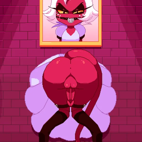 moxxie (helluva boss) (hellaverse, helluva boss) created by creamtolewd