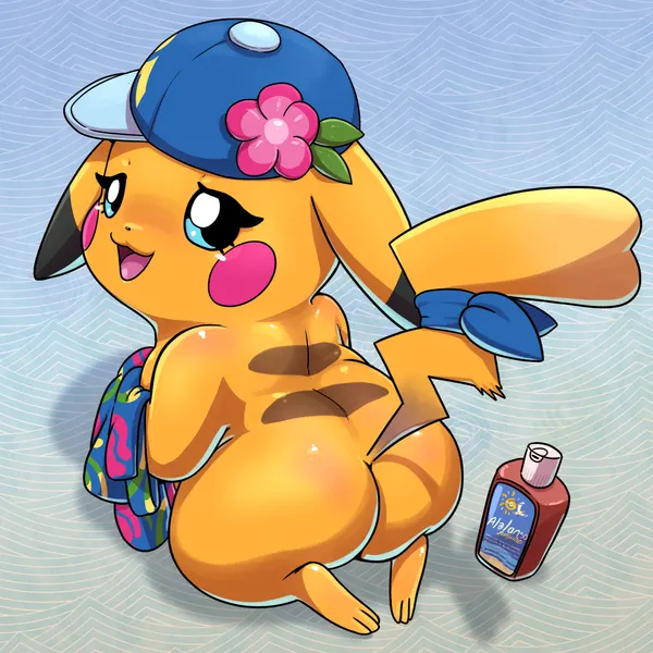 ms. wavychu (nintendo, pokemon) created by lkiws