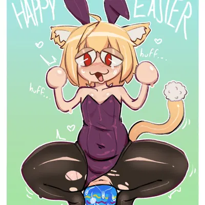 neco-arc (easter, tsukihime) created by digibibi