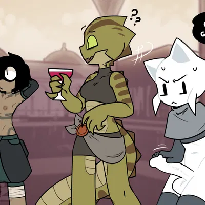 neve the half-beast, tana the human created by nekuzx