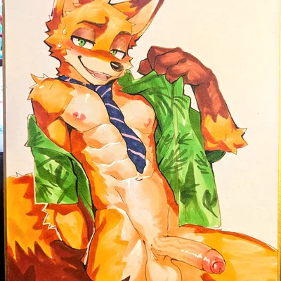 nick wilde (disney, zootopia) created by tarobandit