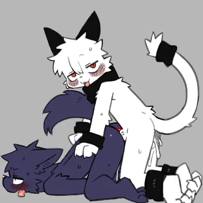 nifram logan, reggie (lazycatto) created by pizademokttero