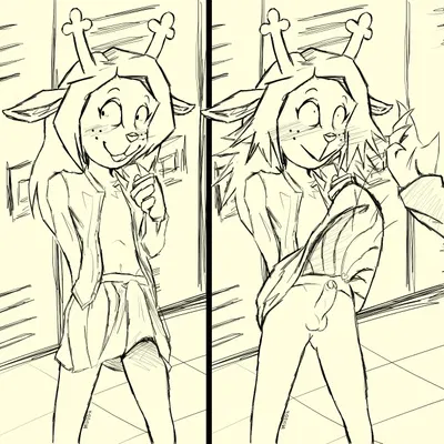 noelle holiday, susie (deltarune) (deltarune, undertale (series)) created by v.geneva