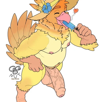 noodle (stickyfeathers) created by coconut boarthrel