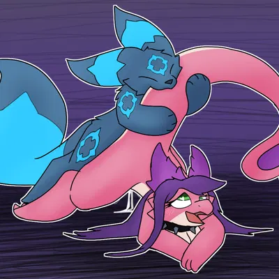 nora (stove2), nuke (stealthyspirit) (nintendo, pokemon) created by stealthyspirit