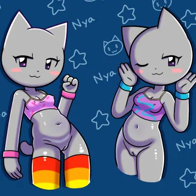 nyan cat (nyan cat (copyright)) created by disfigure