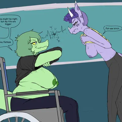 olivia halford, trish (gvh) (cavemanon studios, goodbye volcano high) created by yeik art