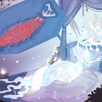 pale king (hollow knight), white lady (hollow knight) (hollow knight (franchise), team cherry) created by sicksinnerk